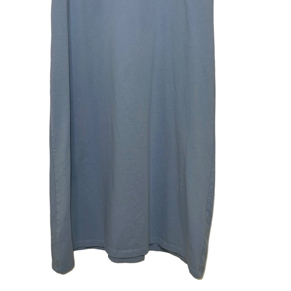 J. Crew Short Sleeve Knit Midi Dress In Blue Medium - Picture 8 of 12